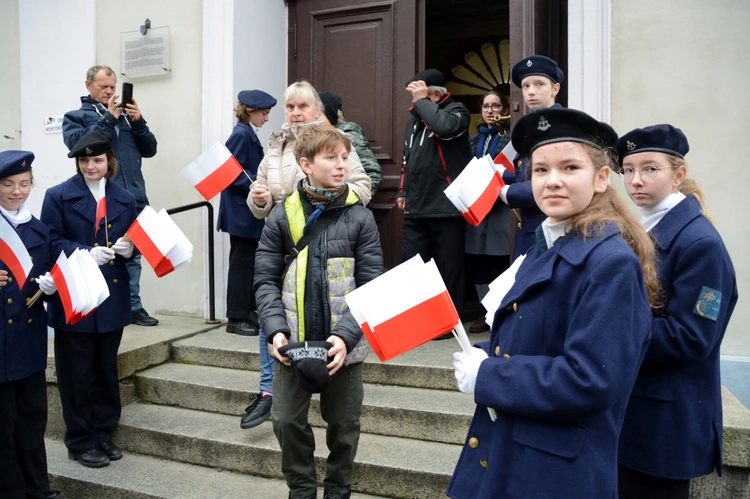 Przemarsz w Święto Niepodległości w Opolu