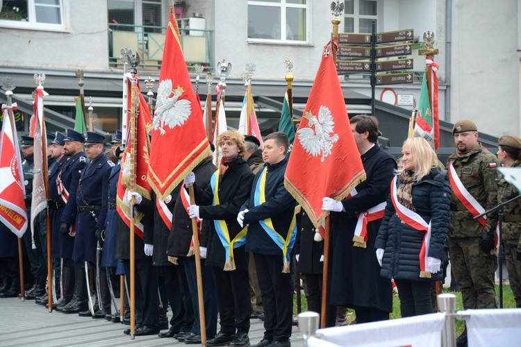 Przemarsz w Święto Niepodległości w Opolu