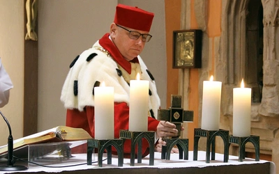 Instalacja relikwii św. Jana Pawła II w kościele św. Marcina we Wrocławiu