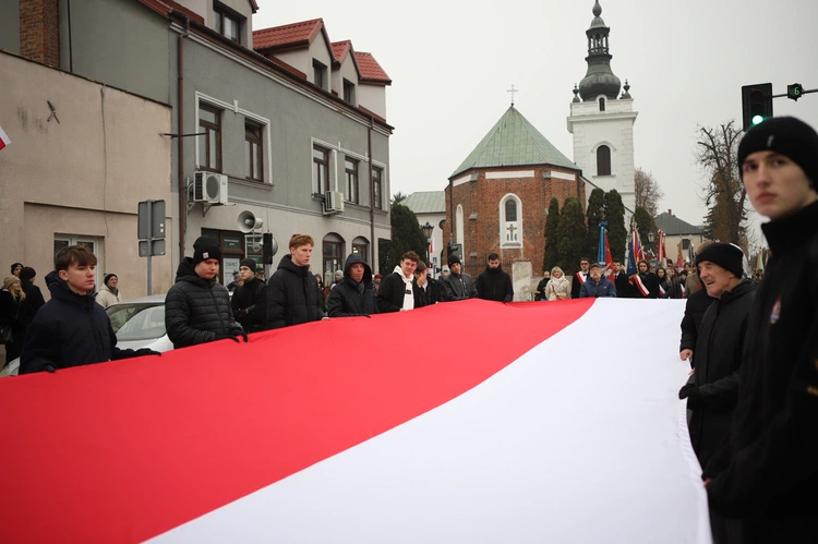 Patronka diecezji na ulicach Łowicza