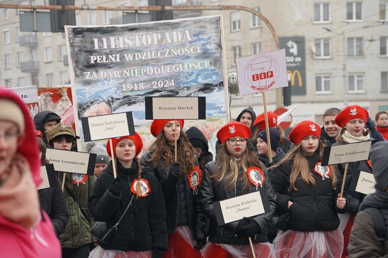 Radosna Parada Niepodległości we Wrocławiu