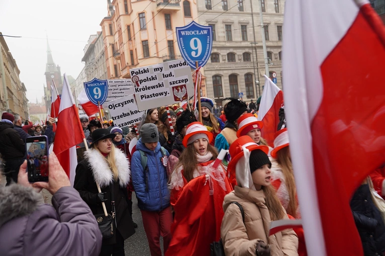 Radosna Parada Niepodległości we Wrocławiu