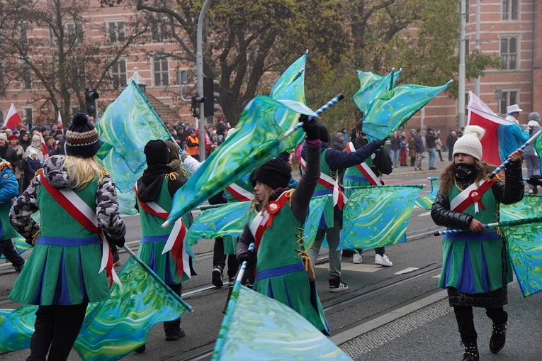 Radosna Parada Niepodległości we Wrocławiu