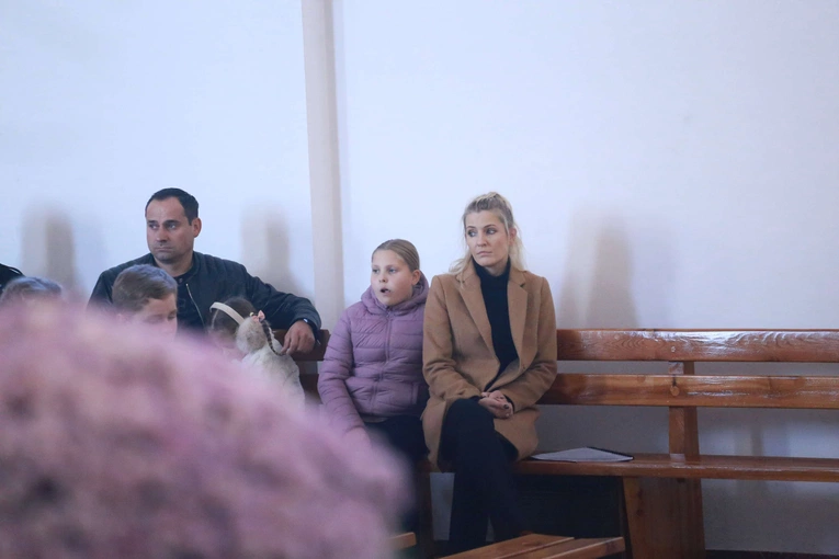 Poświęcenie obelisku i tablicy w Gródku nad Dunajcem