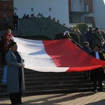 Poświęcenie obelisku i tablicy w Gródku nad Dunajcem