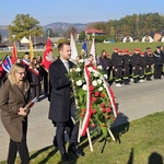 Poświęcenie obelisku i tablicy w Gródku nad Dunajcem