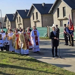 Poświęcenie obelisku i tablicy w Gródku nad Dunajcem