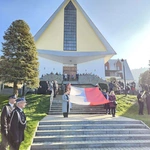 Poświęcenie obelisku i tablicy w Gródku nad Dunajcem