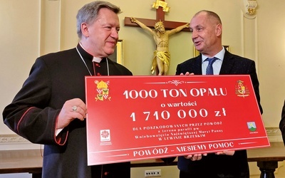 Przypomnijmy, że na terenie archidiecezji wrocławskiej w powodzi ucierpiało ponad 600 domostw.