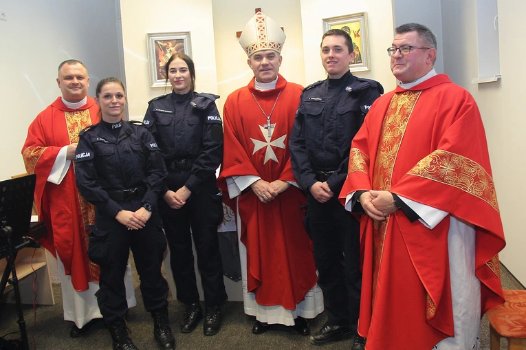 Bierzmowanie w Szkole Policji