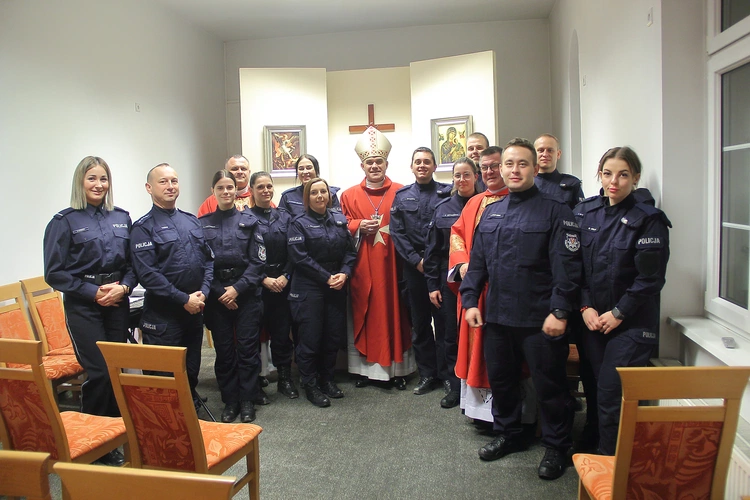 Bierzmowanie w Szkole Policji