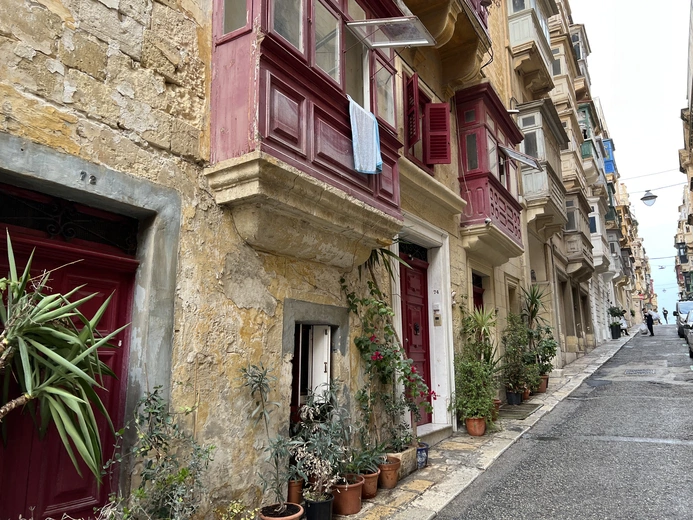 Wąskie uliczki Valletty