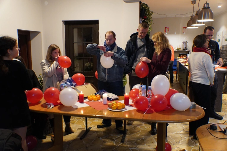 Biało-czerwono u "Wawrzynów"