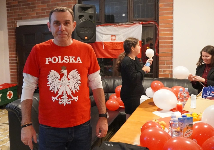 Biało-czerwono u "Wawrzynów"