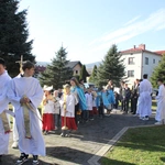 Żbikowice. Uroczyste wprowadzenie obrazu Ulmów
