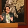 Spotkanie z Ewą Czaczkowską w płockim seminarium było związane z 40. rocznicą męczeńskiej śmierci ks. Jerzego Popiełuszki.