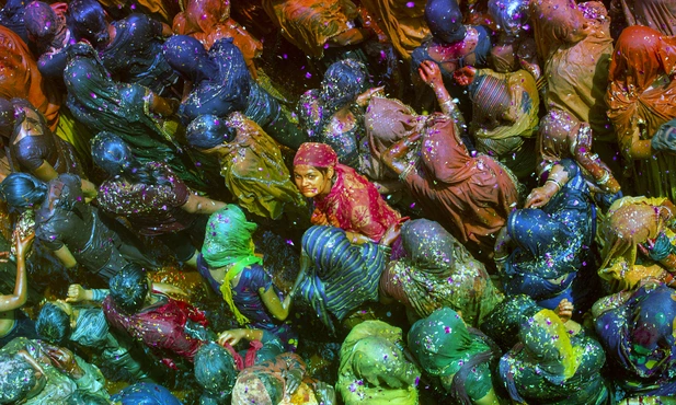 Hinduskie święto Holi.