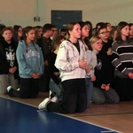 39. Światowy Dzień Młodzieży - spotkanie młodych w hali AWF 