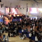 39. Światowy Dzień Młodzieży - spotkanie młodych w hali AWF 