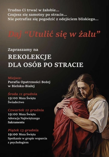 Zaproszenie na rekolekcje dla osób po stracie 