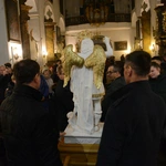 Powitanie i poświęcenie figury św. Michała Archanioła w Jemielnicy