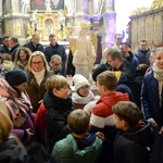 Powitanie i poświęcenie figury św. Michała Archanioła w Jemielnicy