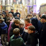 Powitanie i poświęcenie figury św. Michała Archanioła w Jemielnicy