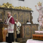 Powitanie i poświęcenie figury św. Michała Archanioła w Jemielnicy