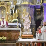 Powitanie i poświęcenie figury św. Michała Archanioła w Jemielnicy