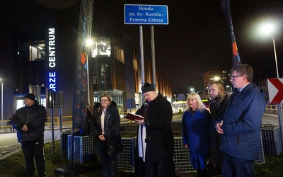 Św. Kamil ma swoje rondo w centrum Zabrza