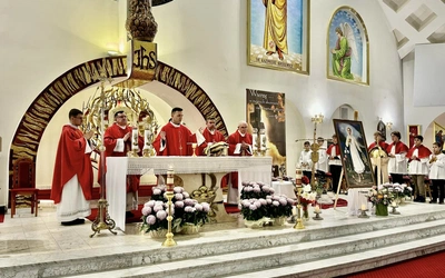 Relikwie bł. Karoliny w parafii Opatrzności Bożej w Stalowej Woli