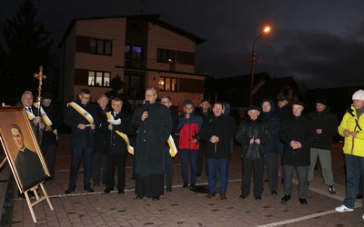 Modlitwie przewodniczył ks. Roman Adamczyk.