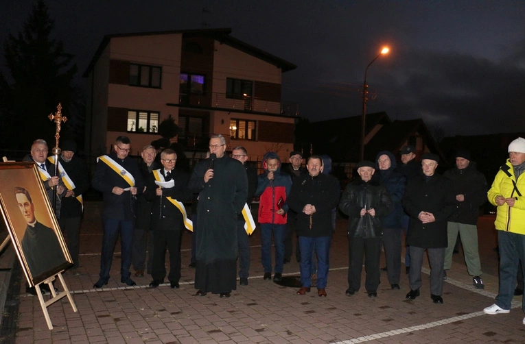 Modlitwie przewodniczył ks. Roman Adamczyk.