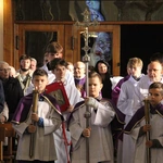 Tarnów-Krzyż. Błogosławieństwo obrazu Chrystusa Ukrzyżowanego