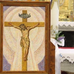 Tarnów-Krzyż. Błogosławieństwo obrazu Chrystusa Ukrzyżowanego