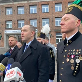 Karol Nawrocki w Mysłowicach: dać górnikom poczucie stabilizacji