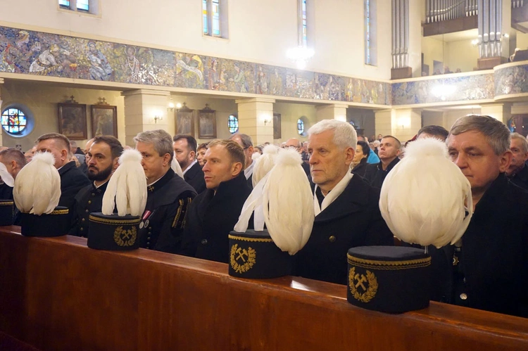 Msza barbórkowa w Sośnicy