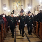 Poczty sztandarowe na barbórce w Sośnicy