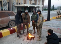 Rebelianci na lotnisku w Aleppo