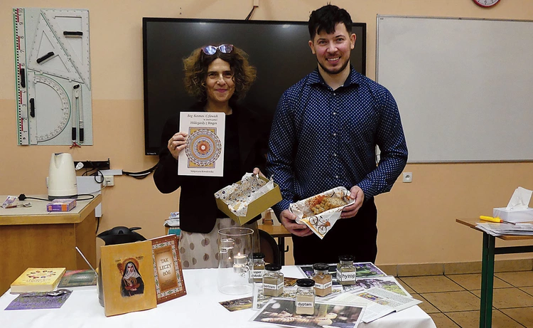 	Lucyna Jakobsche i Jacek Hudecki – inicjatorzy hildegardowych spotkań.