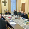 Jedno ze spotkań organizacyjnych z kard. Grzegorzem Rysiem.