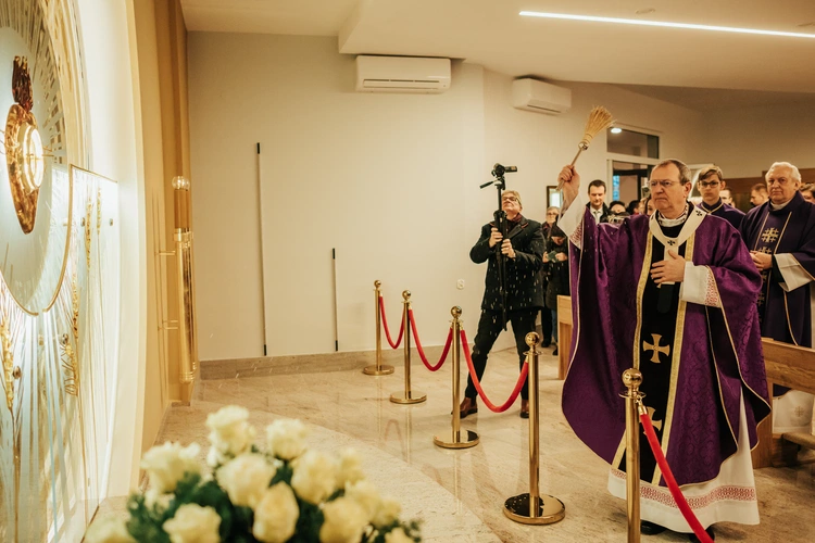 Poświęcenie kaplicy adoracji na gdańskiej Morenie
