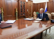 Władimir Putin i Dmitrij Mezencew
