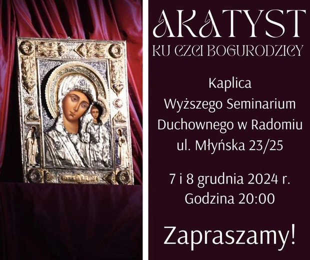 Akatyst ku czci Bogurodzicy w WSD w Radomiu