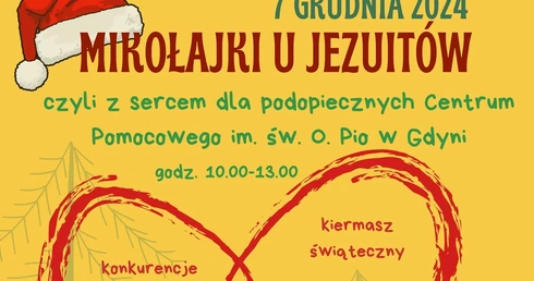 Mikołajki u gdyńskich jezuitów - zaproszenie