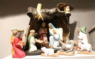 Rzeźba ze zbiorów radomskiego skansenu. 