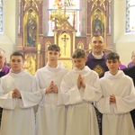 Błogosławieństwo nowych lektorów w Biegonicach