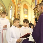 Błogosławieństwo nowych lektorów w Biegonicach