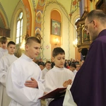 Błogosławieństwo nowych lektorów w Biegonicach