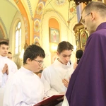 Błogosławieństwo nowych lektorów w Biegonicach